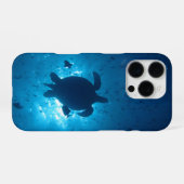 Schildpad silhouet Iphone Case Hoesje (Achterkant horizontaal)