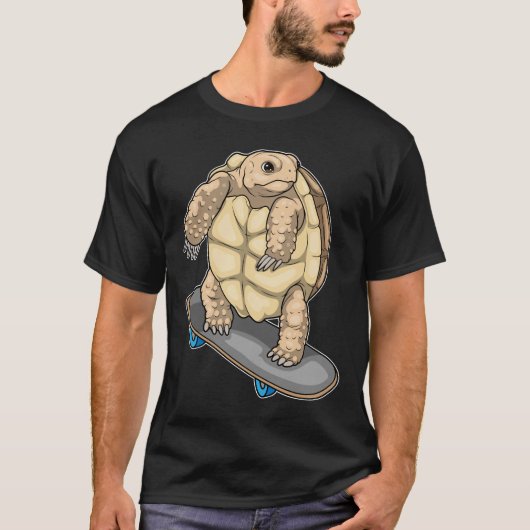 Schildpad Skateboard T-shirt (Voorkant)
