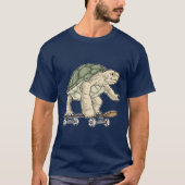 Schildpad Skateboard T-shirt (Voorkant)