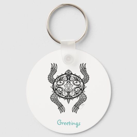 schildpad sleutelhanger (Voorkant)