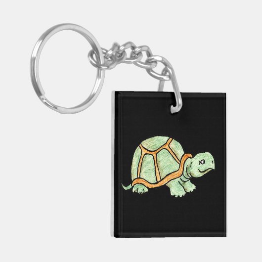Schildpad Sleutelhanger (Voorkant Links)