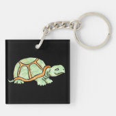 Schildpad Sleutelhanger (Achterkant)