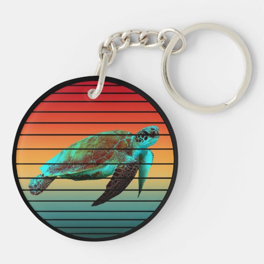 Schildpad sleutelhanger (Achterkant)