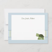 Schildpad - Speciaal ontwerp / Notecard / Dank Kaart (Voorkant)