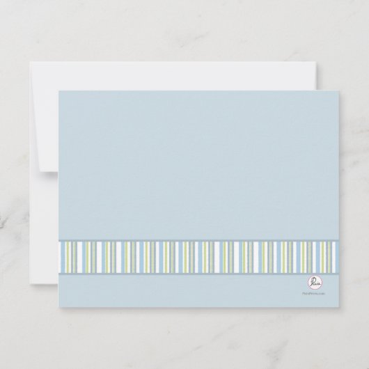 Schildpad - Speciaal ontwerp / Notecard / Dank Kaart (Achterkant)