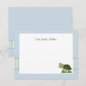 Schildpad - Speciaal ontwerp / Notecard / Dank Kaart (Voorkant / Achterkant)