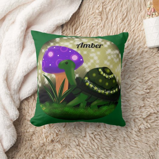 Schildpad, sprankelend kussen (Deken)