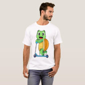 Schildpad Step-scooter T-shirt (Voorkant volledig)