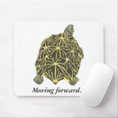 Schildpad, sterschildpad, schildermousepad muismat (Met muis)