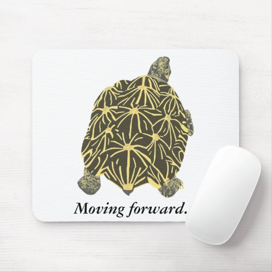 Schildpad, sterschildpad, schildermousepad muismat (Met muis)