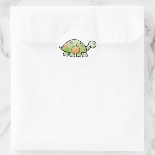Schildpad Stickers - vel van 20 (Tas)