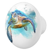 Schildpad strand nautische lade knoppen (Rechts)