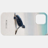 Schildpad Strand Oceaan Natuur Persoonlijke Naam Case-Mate iPhone Case (Achterkant (horizontaal))