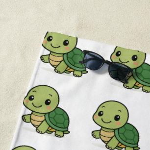 Schildpad strandhanddoek strandlaken