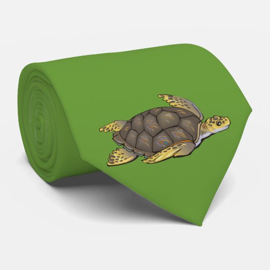 Schildpad Stropdas (Opgerold)