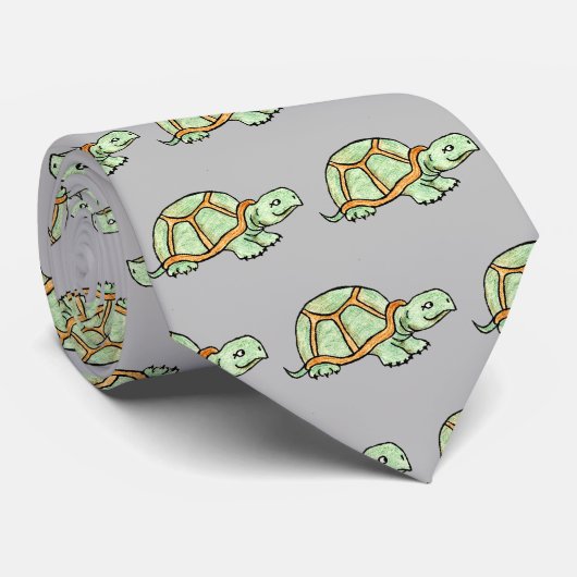 Schildpad Stropdas (Opgerold)