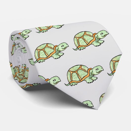 Schildpad Stropdas (Opgerold)