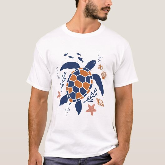 schildpad t-shirt (Voorkant)