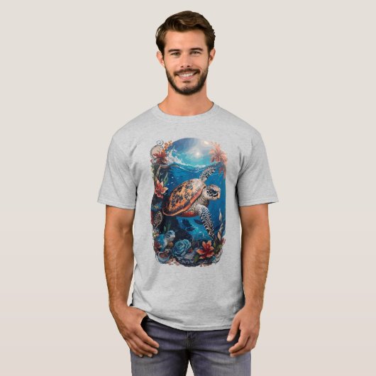 schildpad t-shirt (Voorkant volledig)