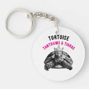 Schildpad Tantrums & Tiaras sleutelhanger