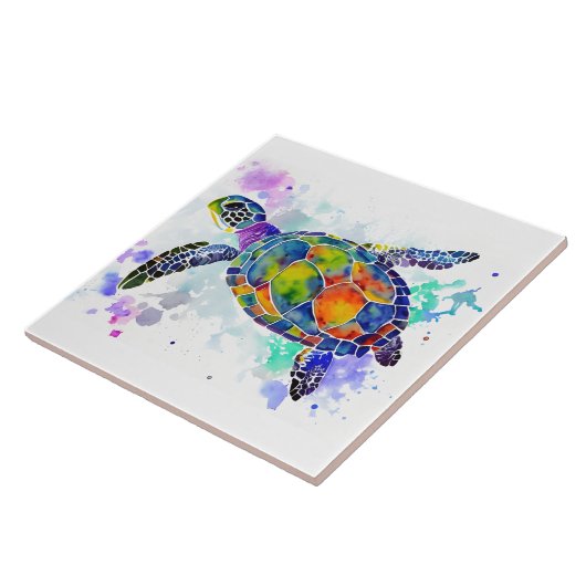 Schildpad Tegeltje (Zijkant)