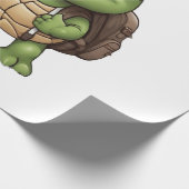 Schildpad terug naar school cadeaupapier (Hoek)