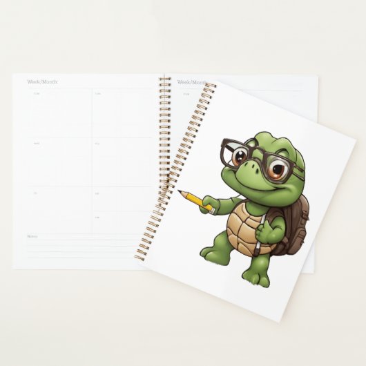 Schildpad terug naar school planner (Display)