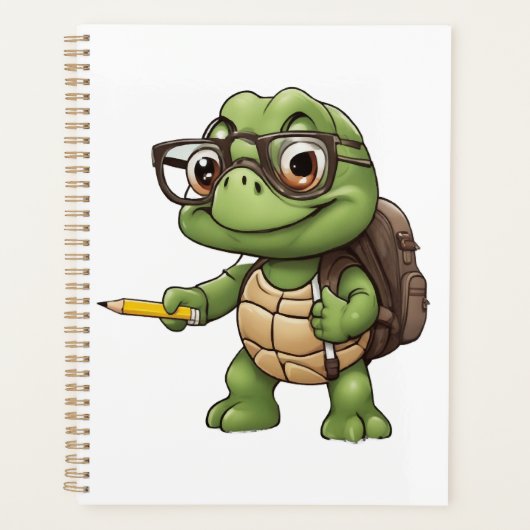 Schildpad terug naar school planner (Voorkant)
