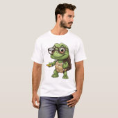 Schildpad terug naar school t-shirt (Voorkant volledig)