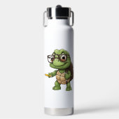 Schildpad terug naar school waterfles (Voorkant)