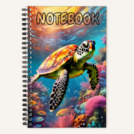 Schildpad-Thema Spiraal Notebook  Notitieboek