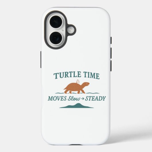 Schildpad Tijd Beweegt Langzaam & Stabiel Case-Mate iPhone Case (Achterkant)