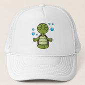Schildpad tijdens de zittingsperiode trucker pet (Voorkant)
