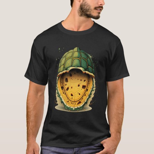 Schildpad Tortoise Shell Zee Schildpadden Lazy Eas T-shirt (Voorkant)