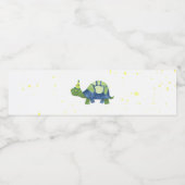 Schildpad Tortoise Waterfles Labels Etiket (Enkel label)