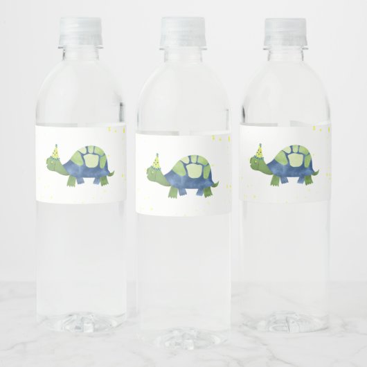 Schildpad Tortoise Waterfles Labels Waterfles Etiket (Flessen)