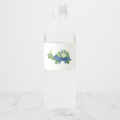 Schildpad Tortoise Waterfles Labels Waterfles Etiket (Voorkant)