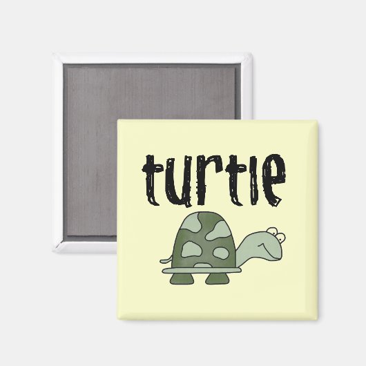 Schildpad Tshirts en geschenken Magneet (Voorkant / Achterkant)