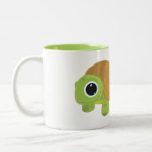 Schildpad Tweekleurige Koffiemok (Links)