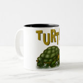 Schildpad Tweekleurige Koffiemok (Voorkant links)