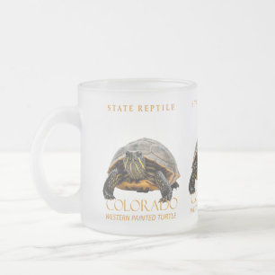 Schildpad uit het Colorado Territory Reptiel Weste Matglas Koffiemok