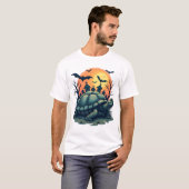 Schildpad van de schreeuwende schildpad t-shirt (Voorkant volledig)