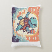 Schildpad vector illustratie accent kussen (Voorkant(Verticaal))