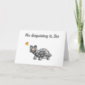 SCHILDPAD VERMOMT HET NIET VOOR DE VERJAARDAG VAN  KAART (Voorkant)