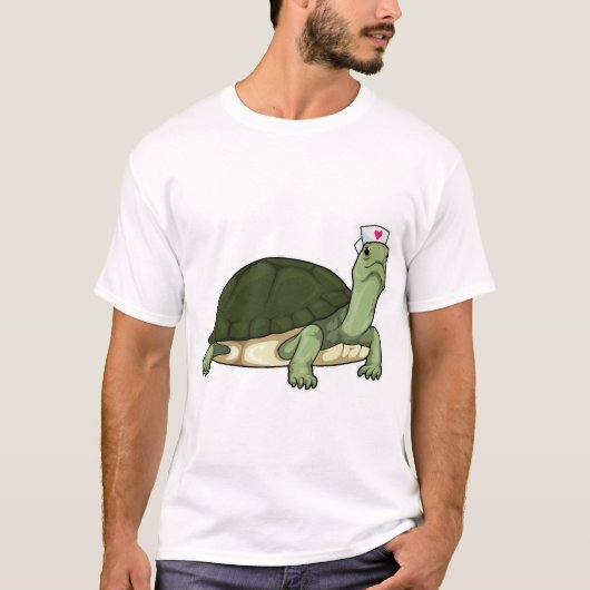Schildpad Verpleegster T-shirt (Voorkant)