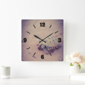 Schildpad Vierkante Klok (Huis)