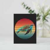 schildpad vintage   briefkaart (Staand voorkant)
