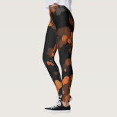 Schildpad Vintage Retro, Schildpad Patroon Leggings (Links)