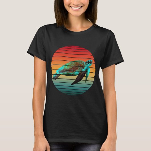schildpad vintage t-shirt (Voorkant)