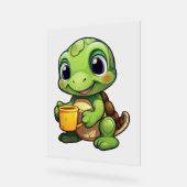 schildpad voor cartoon acryl bord (Hoek)